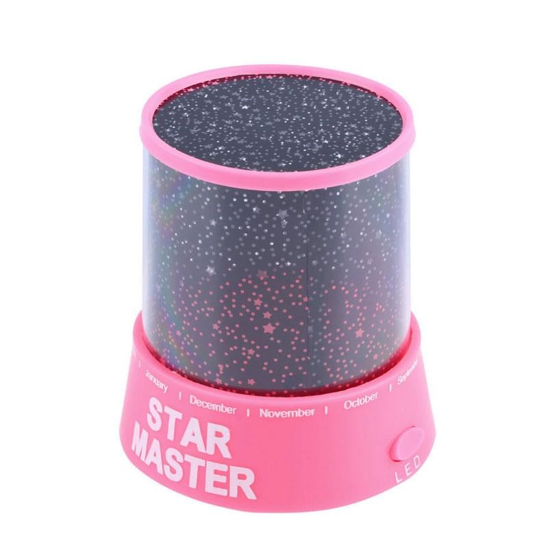 Ночник-проектор звездного неба Star Master Розовый (1000084-Pink-0)