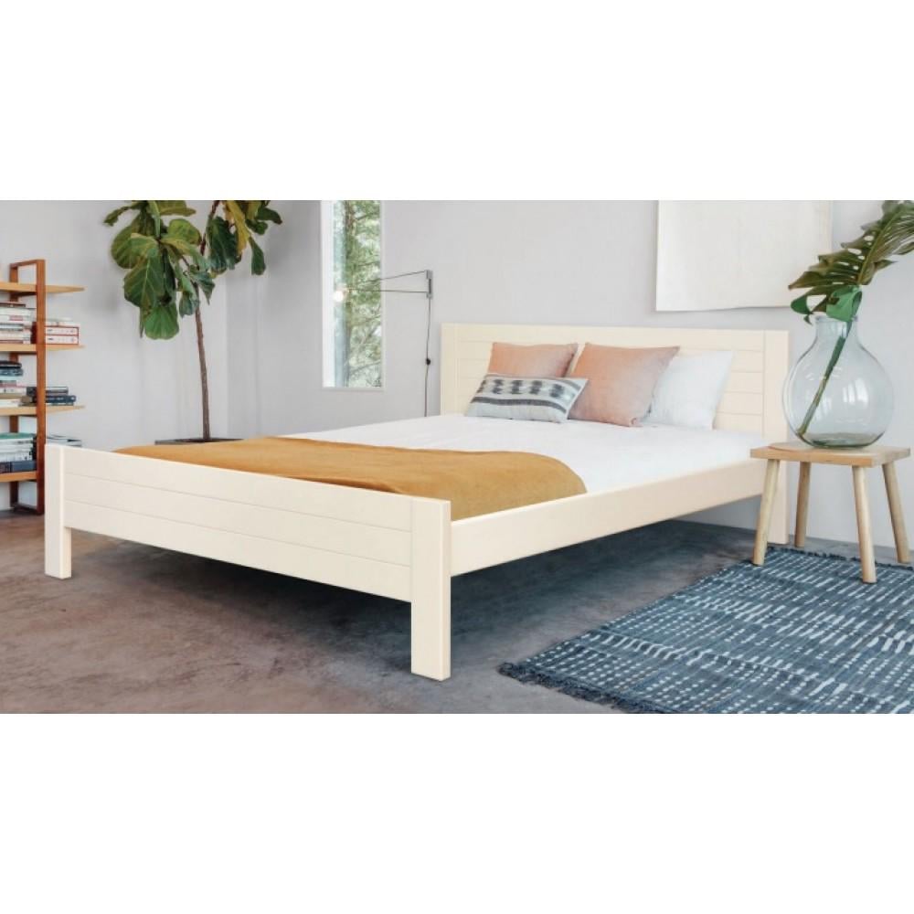 Ліжко STEMMA Дакар з дерева сосна 90x200 см слонова кістка