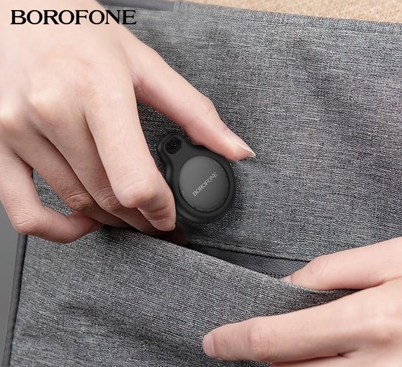 Трекер Borofone BC101 Airtag для Apple поиск ключей/животных/вещей Черный (2613462427) - фото 4 Трекер Borofone BC101 Airtag для Apple поиск ключей/животных/вещей Черный (2613462427) - фото 4