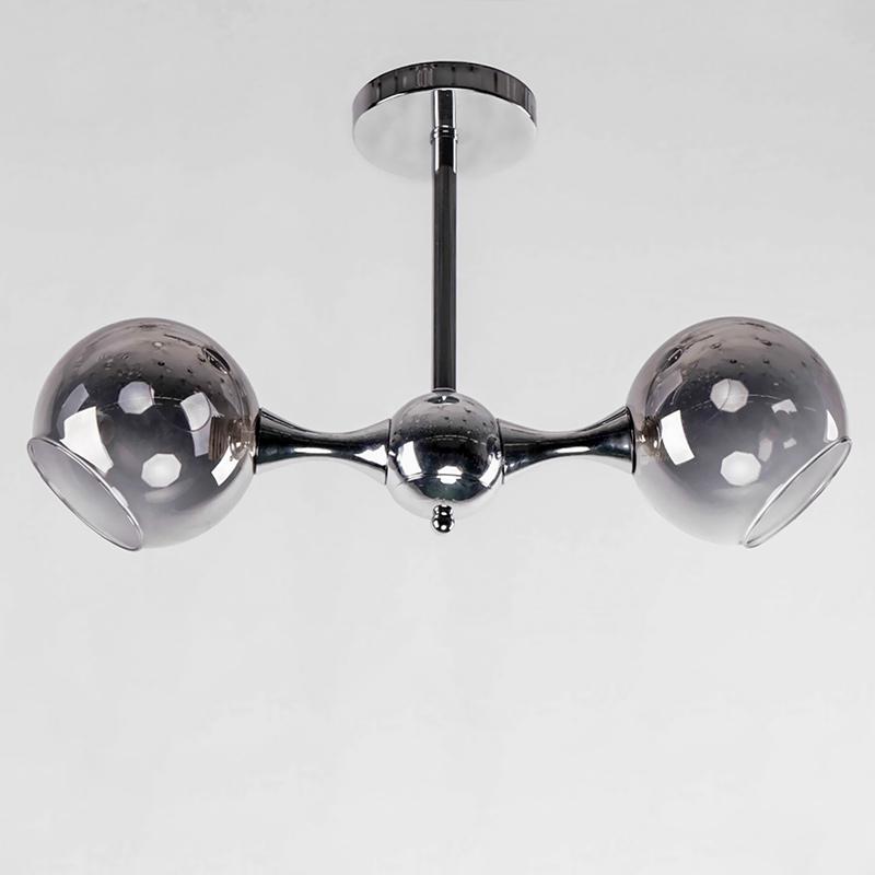 Люстра потолочная Light House SA-15554/2 CR+BR на две лампы Серый