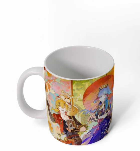 Чашка Genshin Impact Белый (66875258)