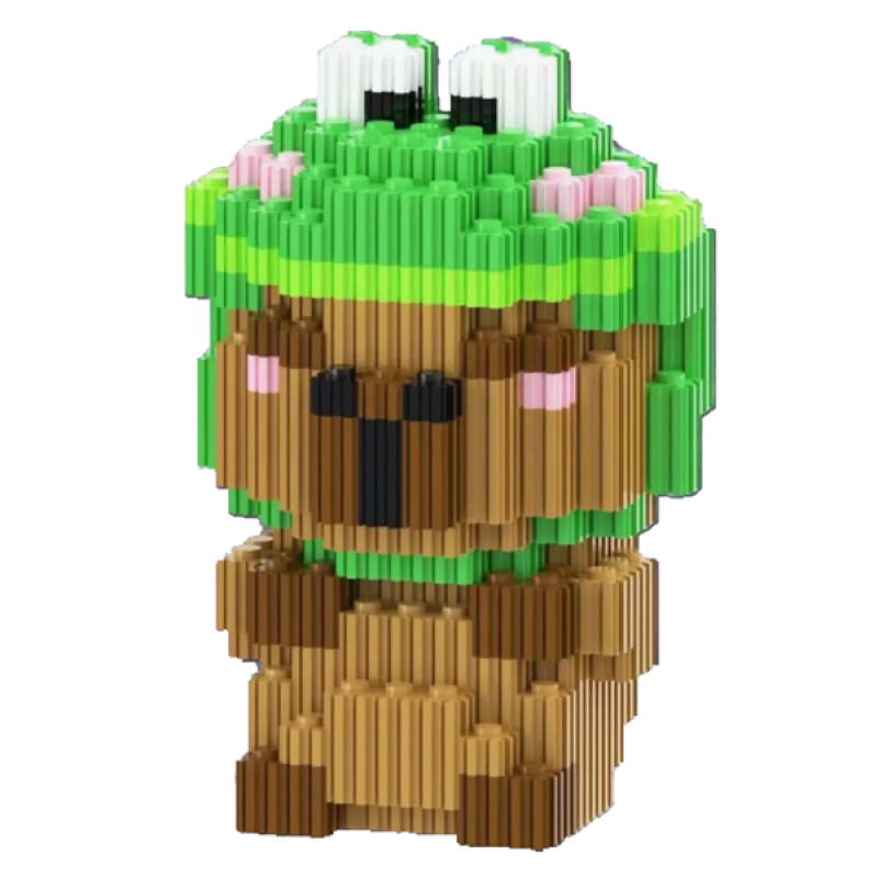 Конструктор фигурка Magic Blocks пиксели Капибара 317 деталей (KP-01)