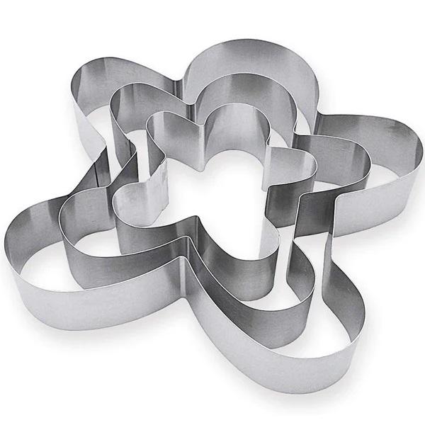 Набор железных форм без дна Пряничный человечек 3 шт. (5f2bb9f7)