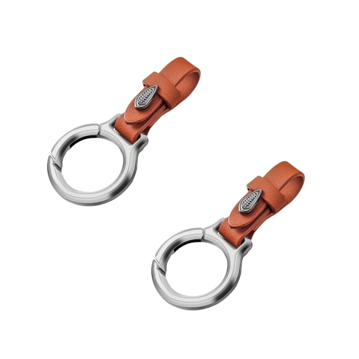 Брелки автомобильные LuxHory для ключей из искусственной кожи с карабином 2 шт. Коричневый (1137) Брелки автомобильные LuxHory для ключей из искусственной кожи с карабином 2 шт. Коричневый (1137)