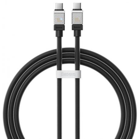 Кабель BASEUS CoolPlay Series Type-C to Type-C 100W 1 м Black (CAKW000201)