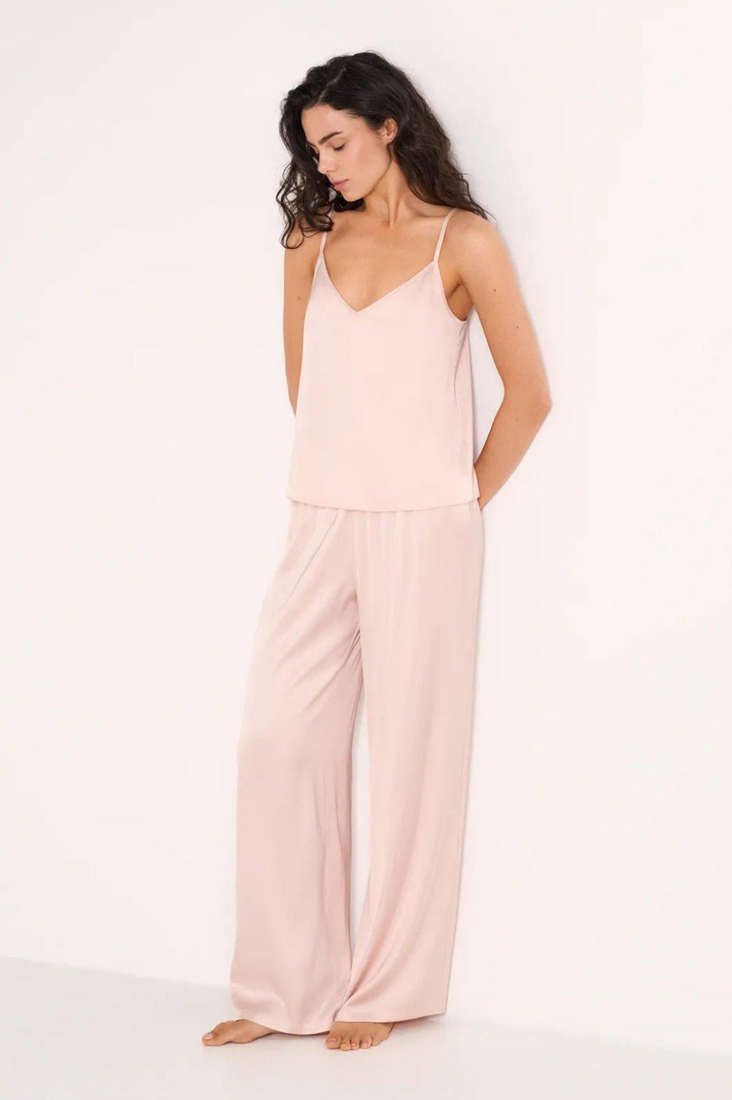 Комплект женская пижама Ellen silk harmony powder lps 4788/02/01 M Пудровый