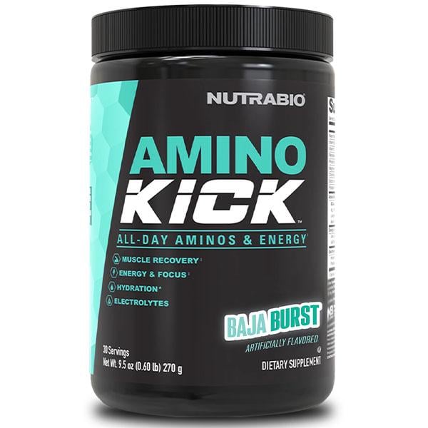 Аминокомплекс для спорта NutraBio Amino Kick 270 г 30 порций Baja Burst (000027143)