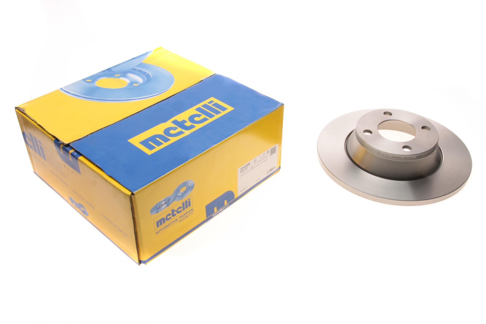Диск тормозной передний METELLI Audi 80 1.6-2.0 91-96 280x12,9 мм (23-0329 METELLI)