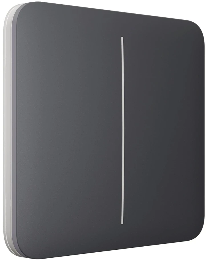 Вимикач Ajax LightSwitch 2-клавішний Graphite (2890076045)