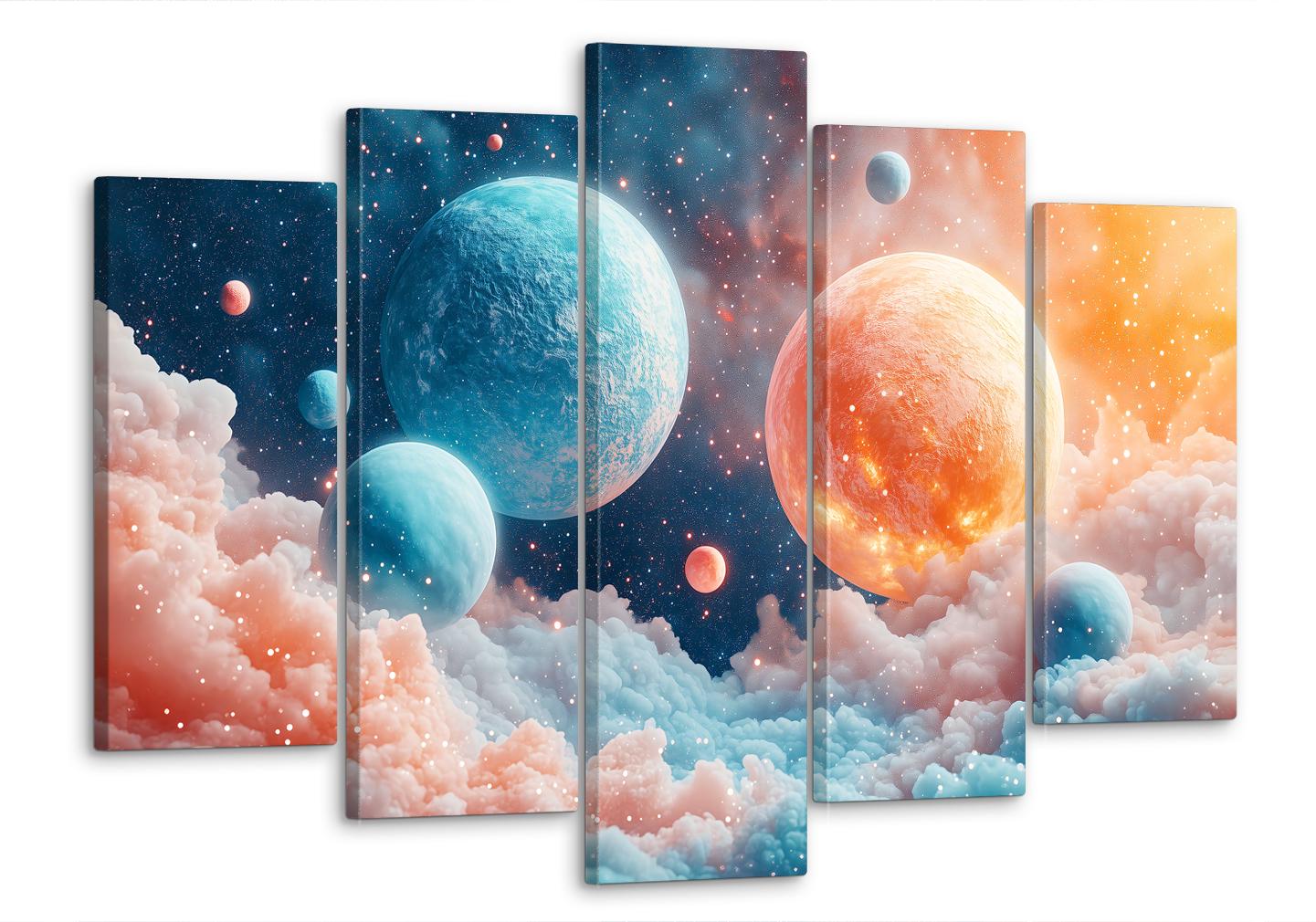 Картина модульная MAKO галактические мечты 80x125 см (MK50546)