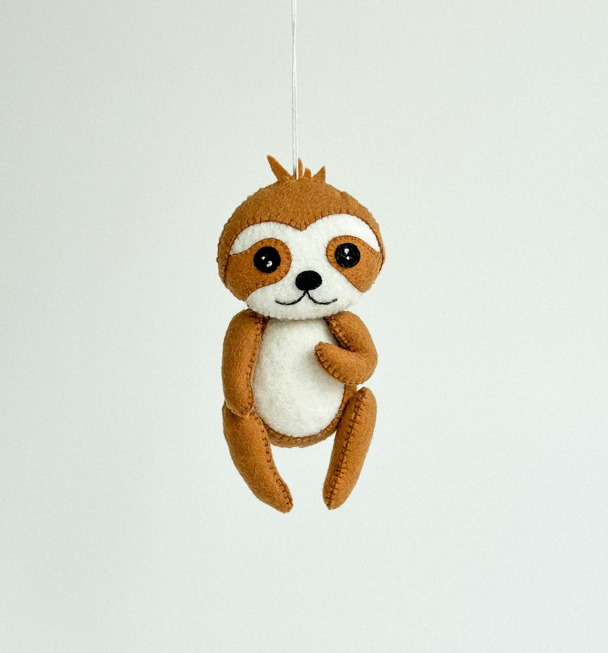 Іграшка з фетру ручної робота Лінивець (28857491)