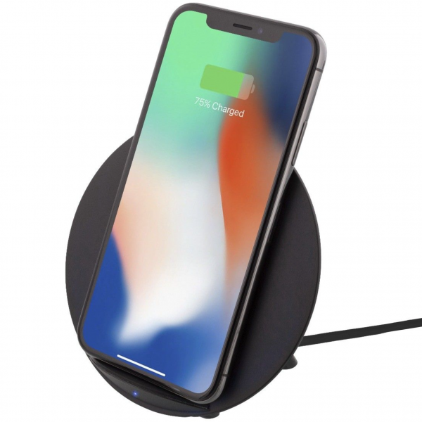 Зарядка беспроводная Deltaco Fast Wireless Charger 10W Black - фото 3