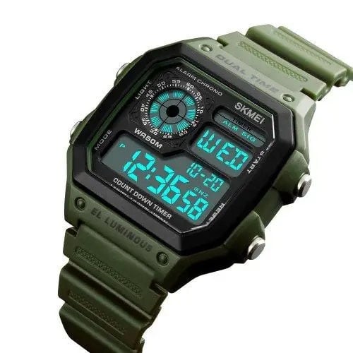 Годинник наручний чоловічий Skmei 1299AG Green (tf4722)