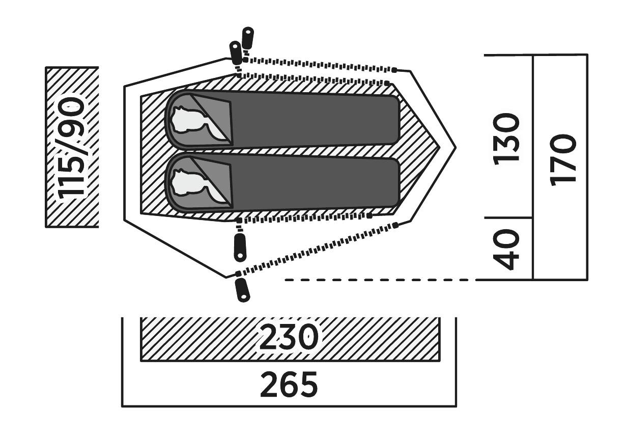 Намет двомісний Easy Camp Sarek 2 (931540) - фото 6 Намет двомісний Easy Camp Sarek 2 (931540) - фото 6