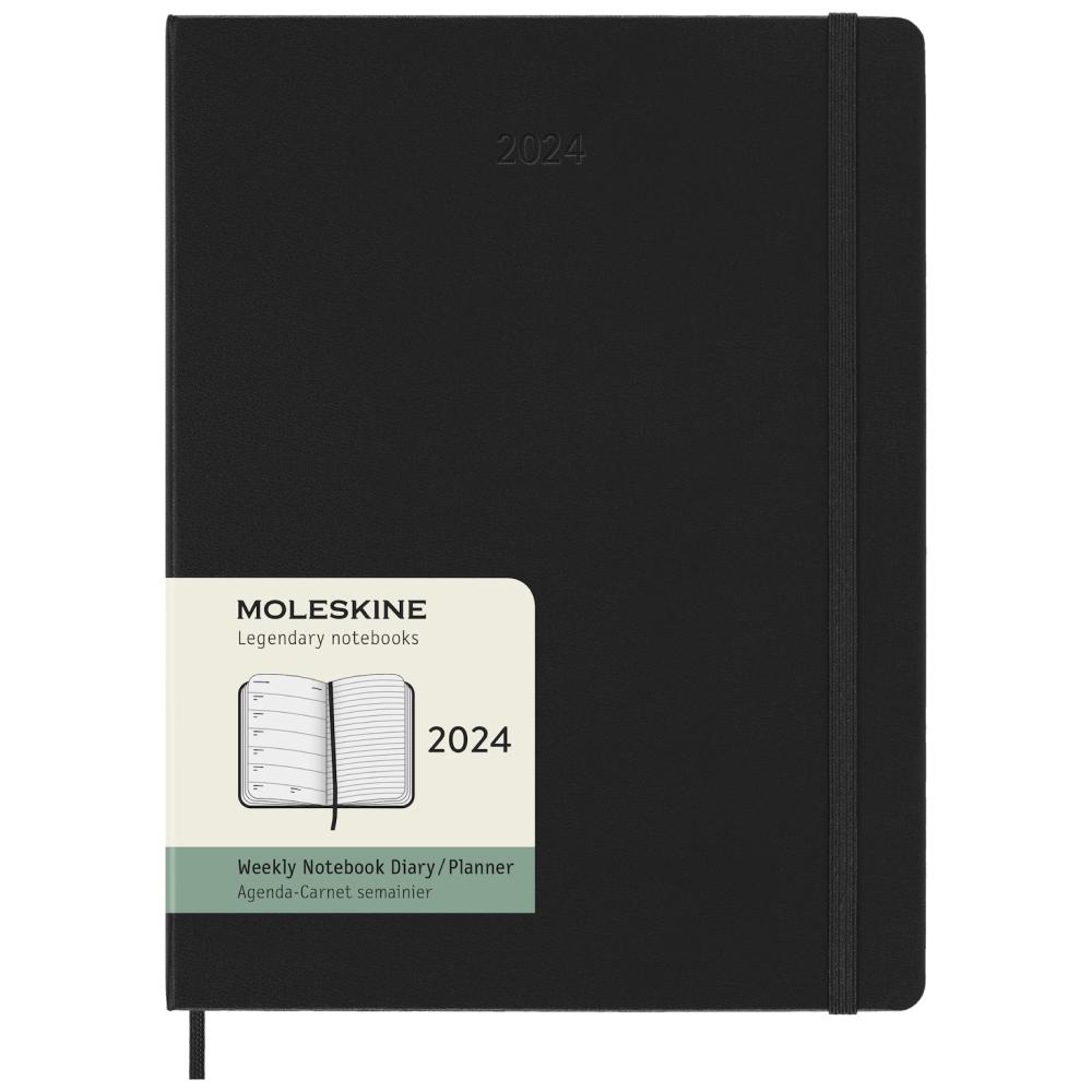 Щотижневик Moleskine 2024 великий (DHB12WN4Y24)