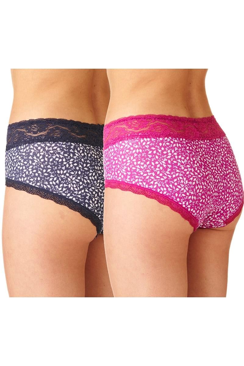 Трусики-шортики Key р. 4/L 2 шт. Синій/Рожевий (79385)