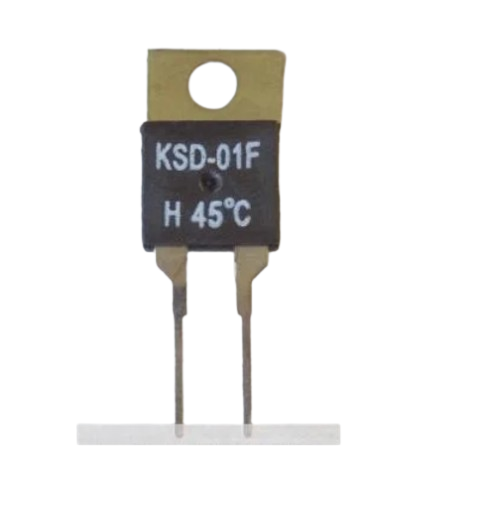 Термостат KSD-01F-H-45°C/TO220-2pin контакты нормально разомкнуты (47058)