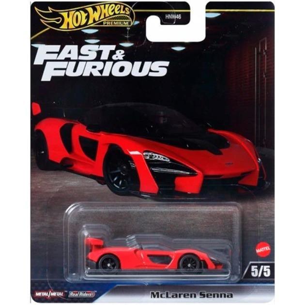 Тематическая машинка Hot Wheels Fast and Furious McLaren Senna HNW46-JBL92