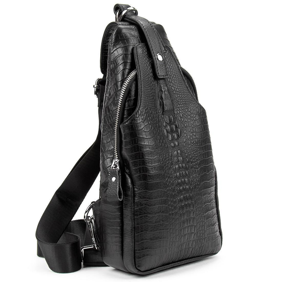 Мужская сумка-слинг Royal Bag CR-A25F-5011A Черный (6839)