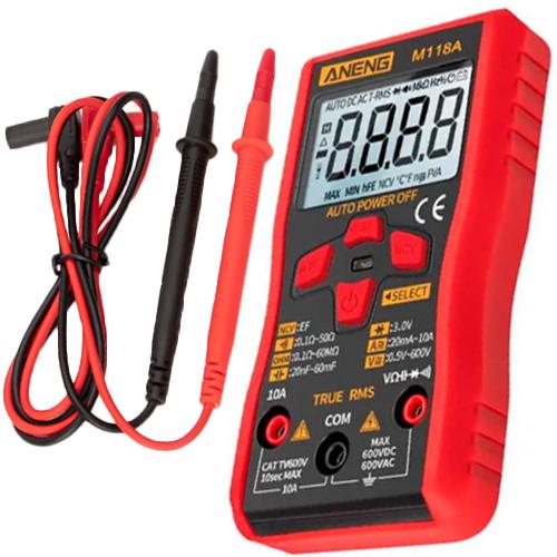 Мультиметр цифровий ANENG M118A вибір True RMS NCV 5999 відліків
