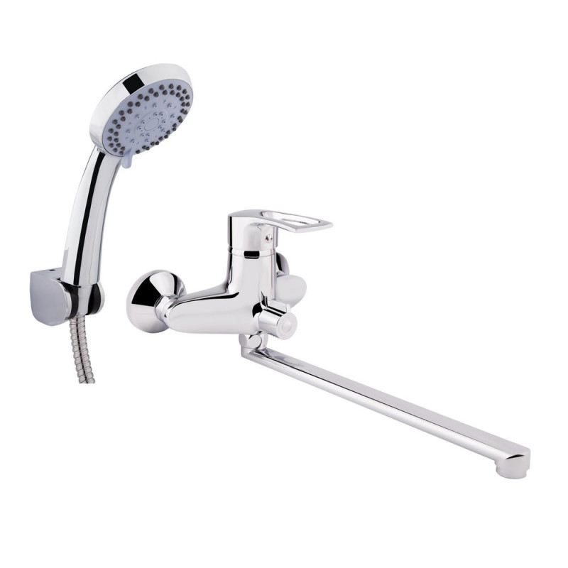 Смеситель для ванны Q-tap Hansberg CRM 005 New