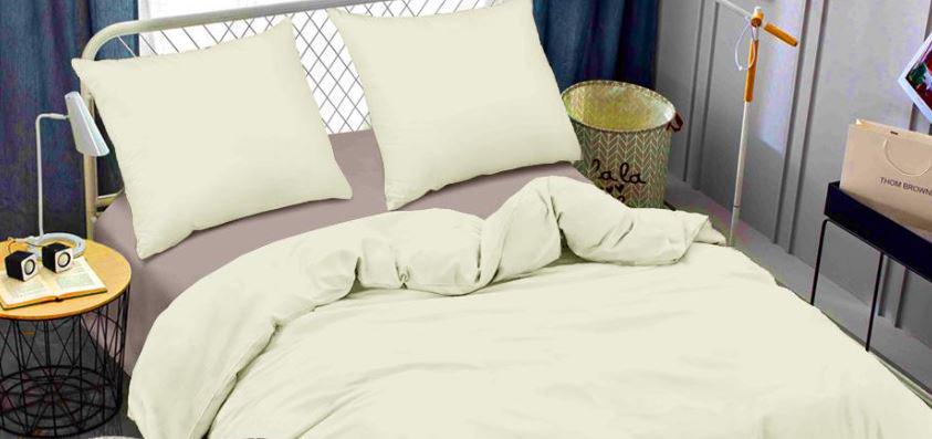 Комплект постельного белья Zastelli жатка полуторный 145х210 см Brown/Ivory (20606) Комплект постельного белья Zastelli жатка полуторный 145х210 см Brown/Ivory (20606)