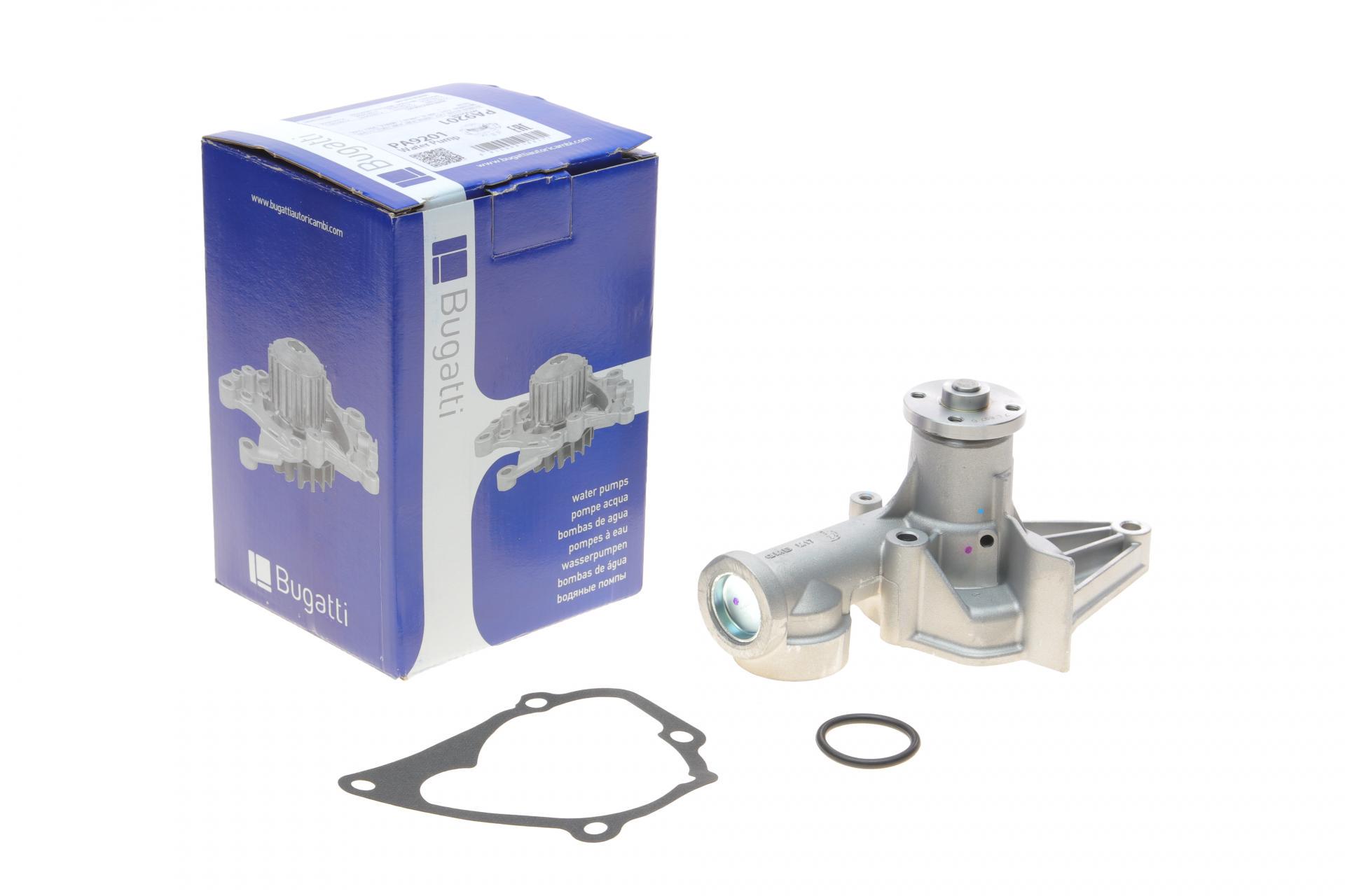 Помпа воды Bugatti Hyundai Accent/Getz/Elantra 1.3/1.5 94-05/Mitsubishi Lancer 1.2-1.5 83-95 B/B6 лоп. PA9201