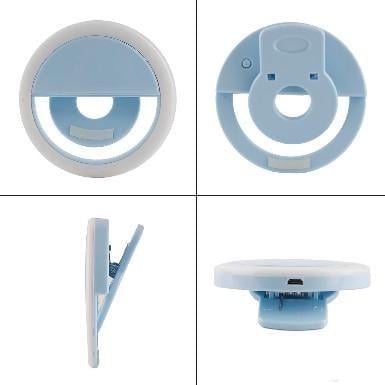 Кольцо с подсветкой для камеры смартфона Protech Selfie Ring Light Белый - фото 3