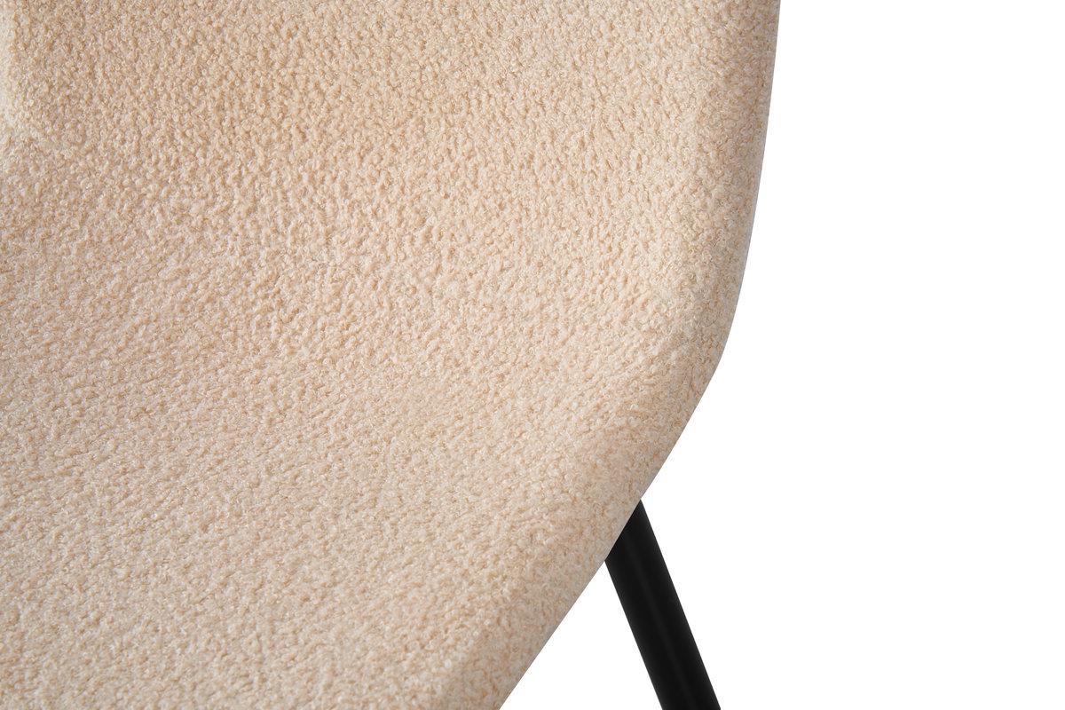 Стілець кухонний Мікс Меблі Юккі Чорний/Буклє крем - фото 6 Стілець кухонний Мікс Меблі Юккі Чорний/Буклє крем - фото 6