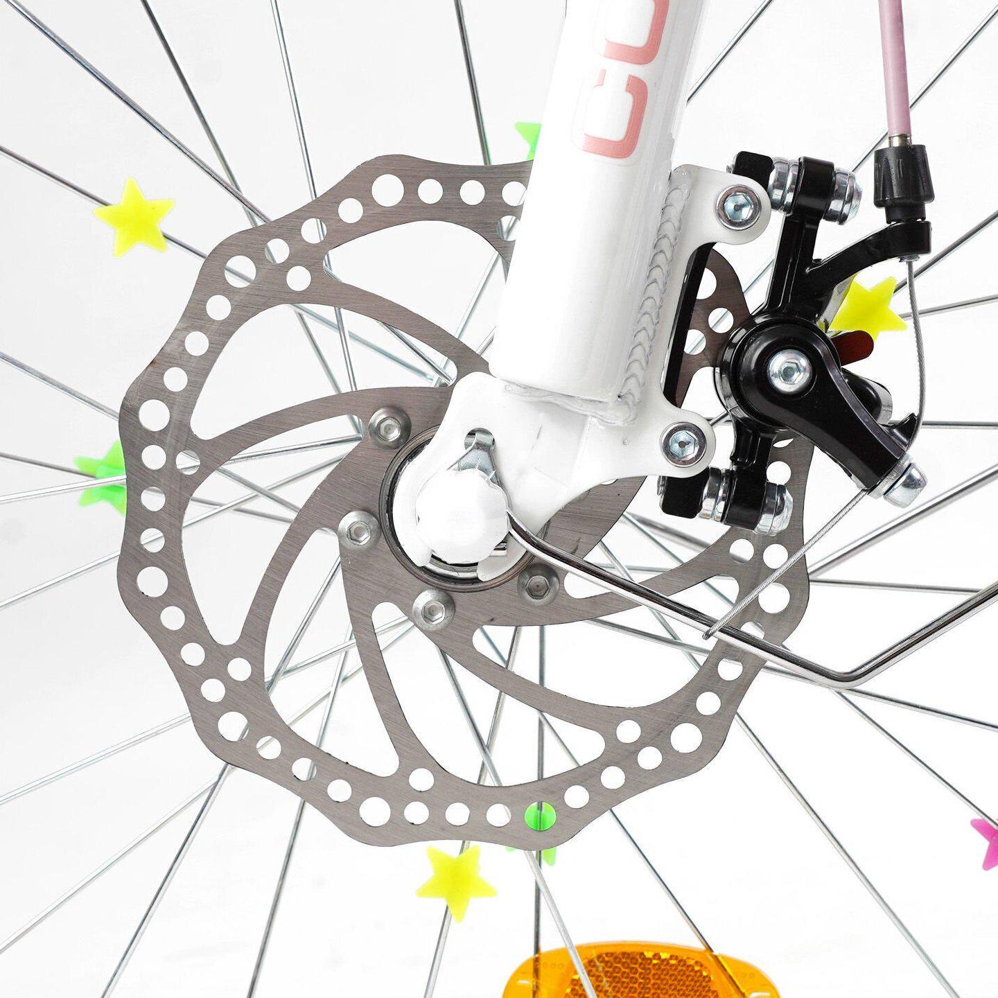 Дитячий велосипед з кошиком та багажником для дівчинки Corso Nice 20" Рожевий (262518012) - фото 4 Дитячий велосипед з кошиком та багажником для дівчинки Corso Nice 20" Рожевий (262518012) - фото 4