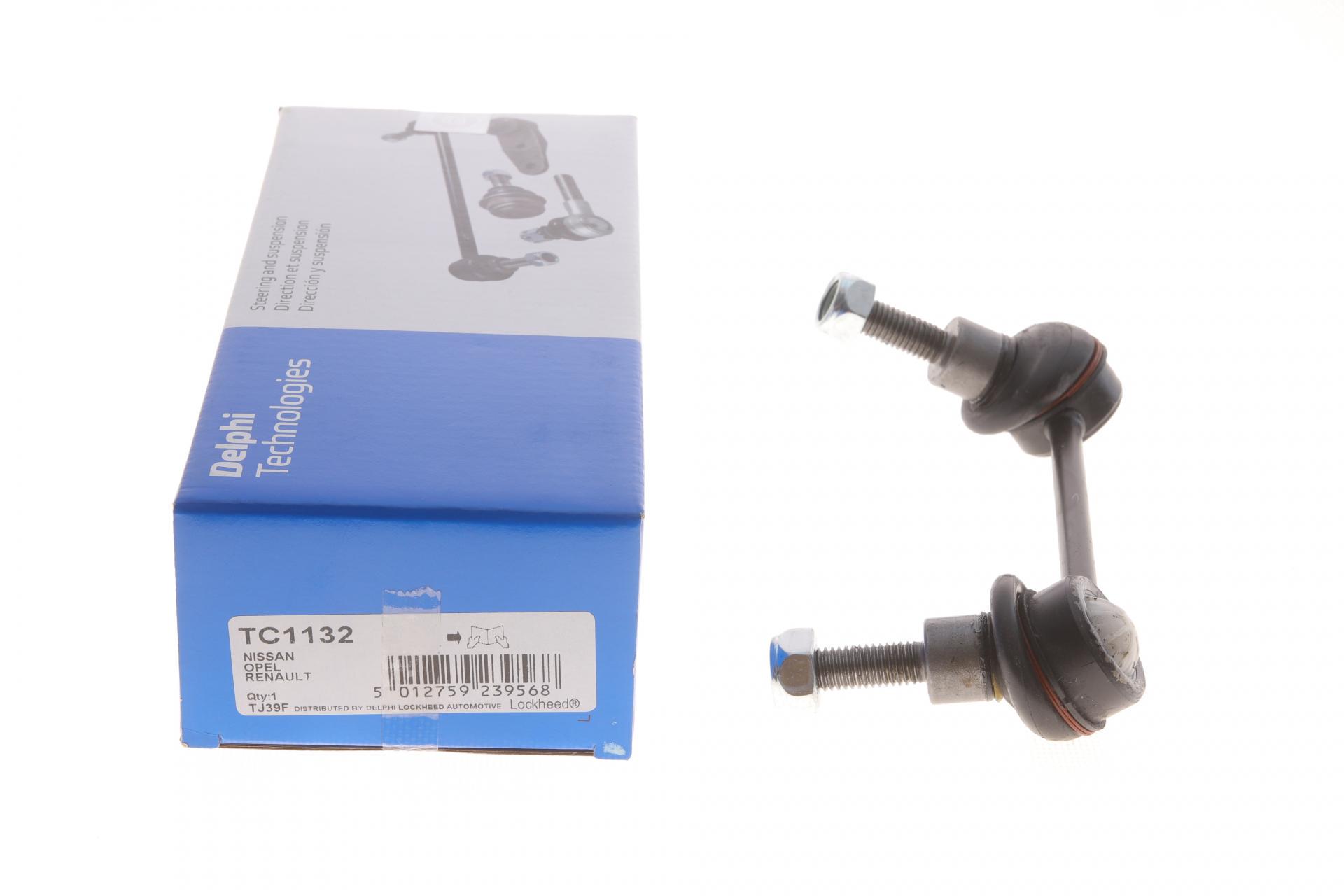 Тяга стабілізатора переднього DELPHI R Renault Master/Opel Movano 98- (TC1132)