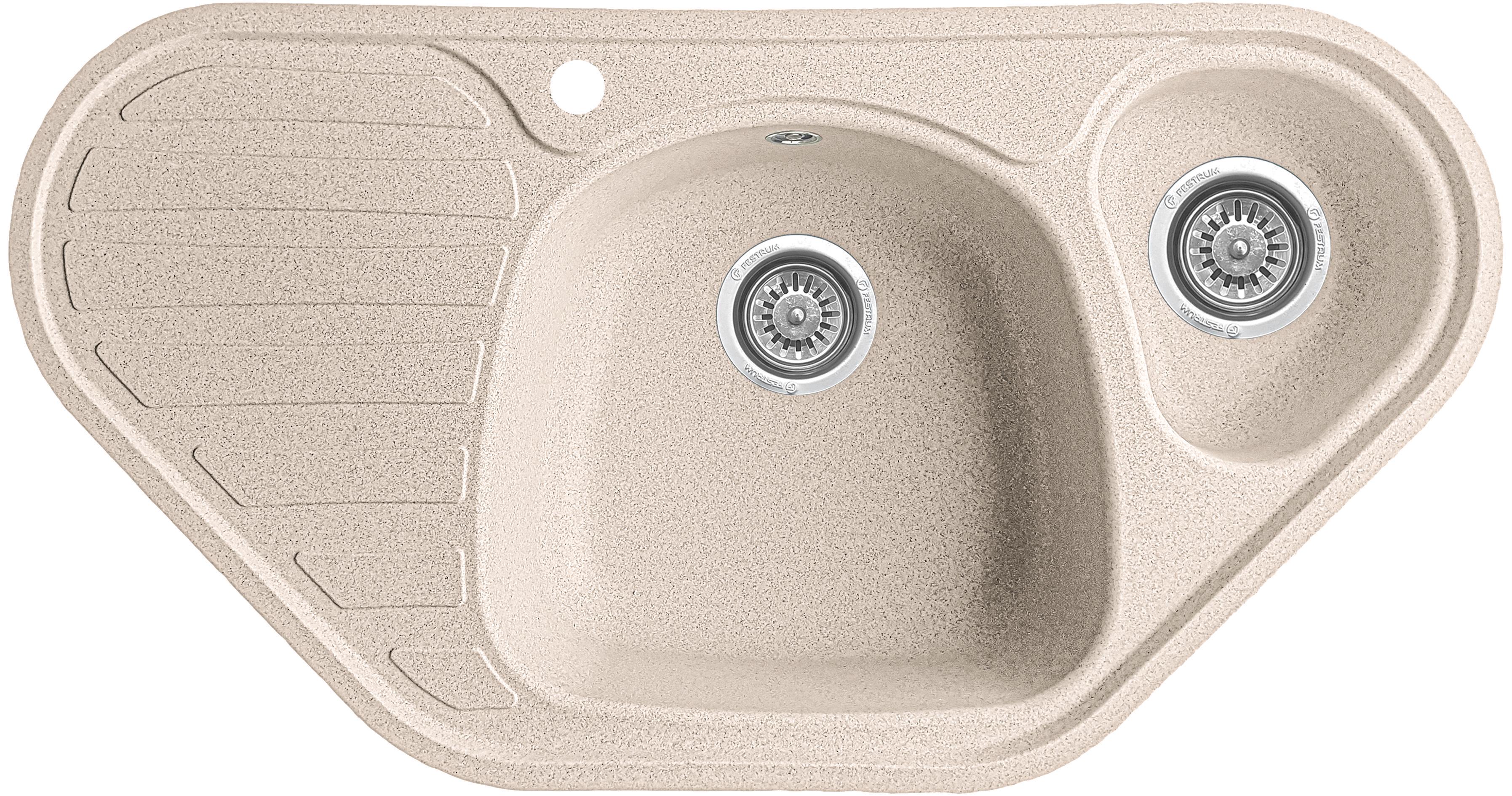 Мойка кухонная Valetti 20R со смесителем 950x500 мм Бежевый - фото 3 Мойка кухонная Valetti 20R со смесителем 950x500 мм Бежевый - фото 3