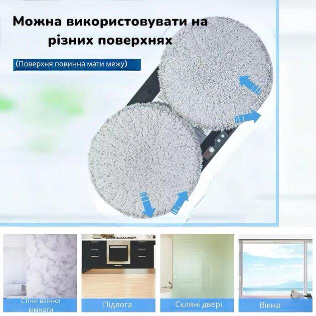 Мийник для миття вікон Chovery CL.1, 5 пар щіток в комплекті - фото 9