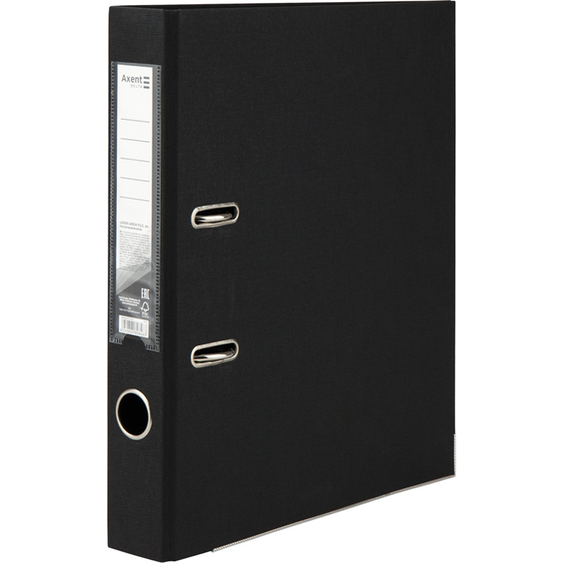 Папка-регистратор двусторонняя 50 шт. PP 5 см разобранная D1711-01P Черный (4250266262247)