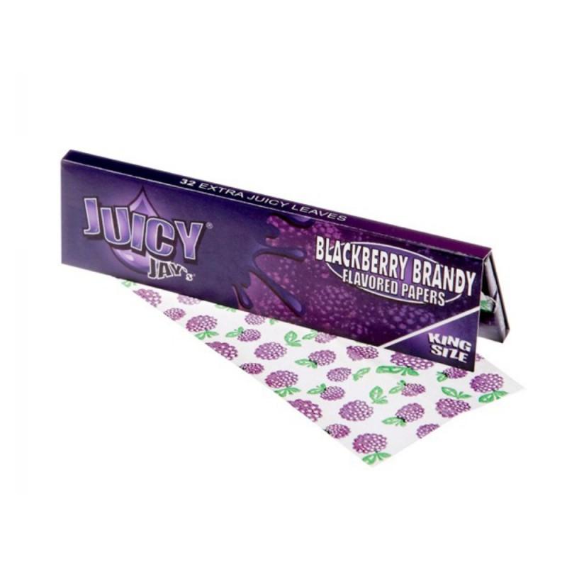 Папір для самокруток JUICY JAY'S BLACKBERRY BRANDY King Size Slim