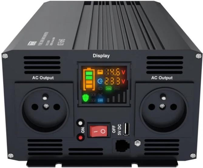 Інвертор 12230 Newell з чистою синусоїдою 2000 Вт (1975138688) - фото 1