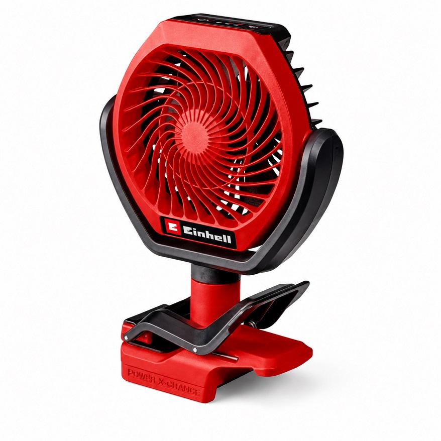 Вентилятор аккумуляторный Einhell GC-CF 18/110 Li Solo d 11 см без аккумулятора и зарядного устройства Красный (3408061)