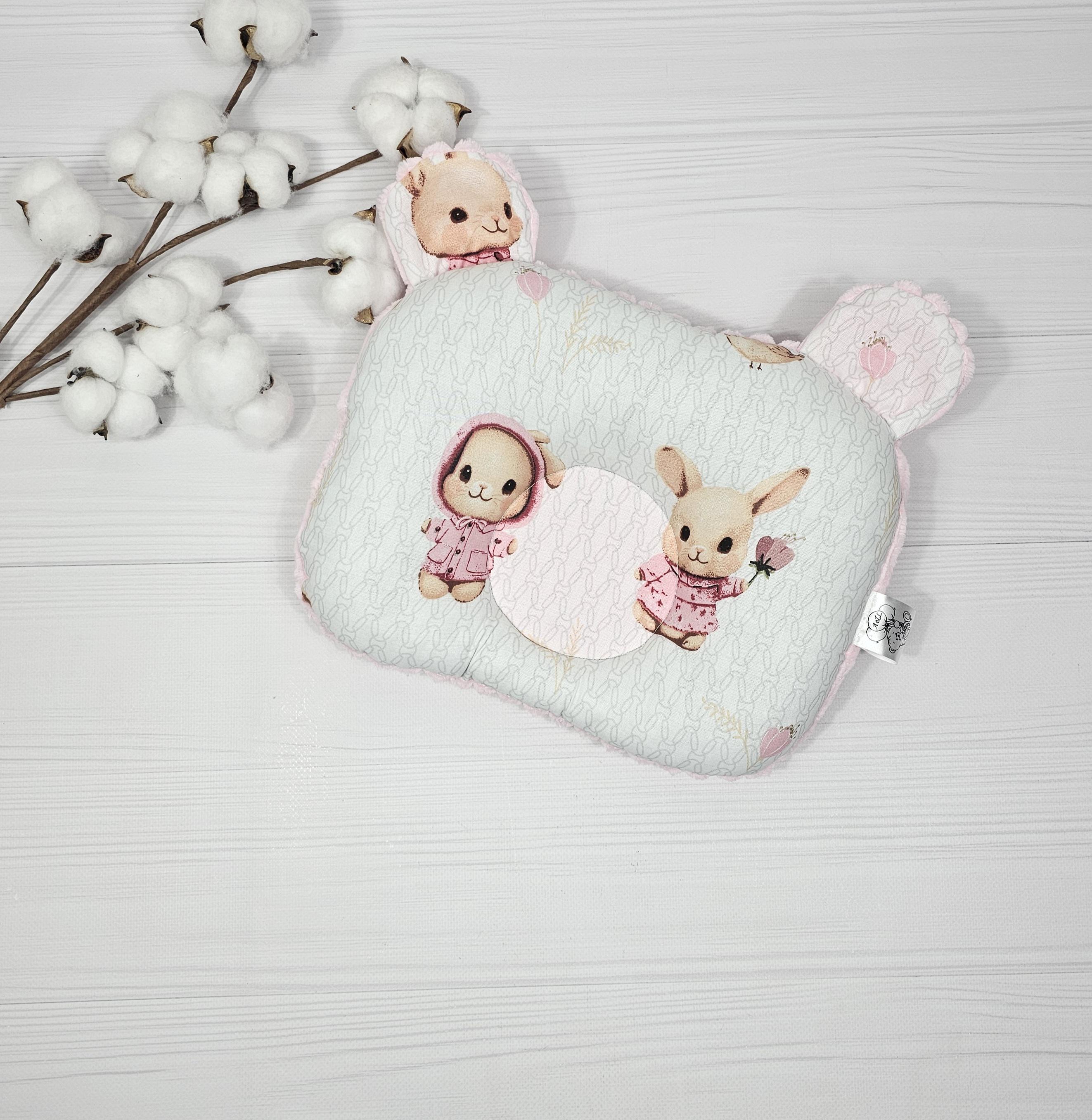 Подушка детская ортопедическая a.l.babybox Мечтательные Зайчата 24x32 см (30464564)