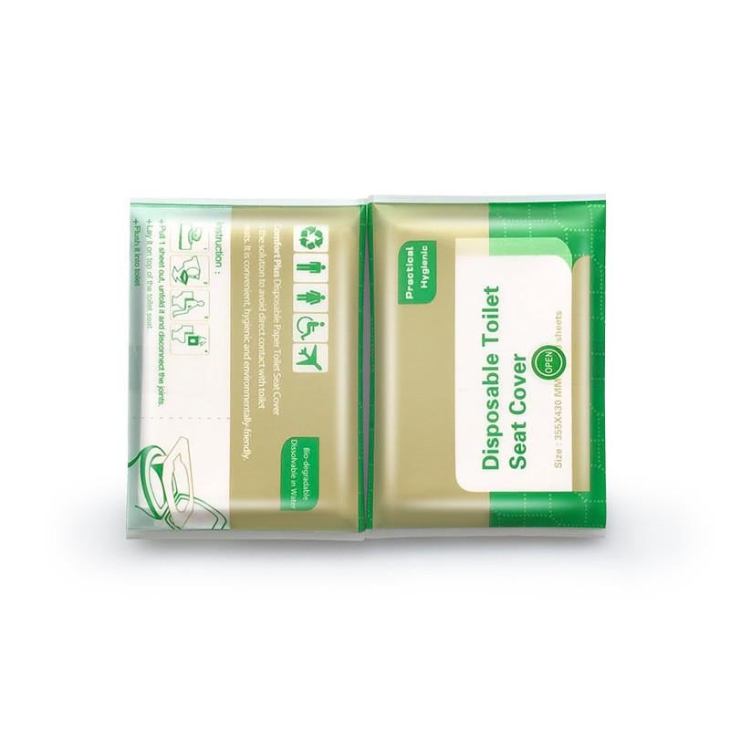 Накладки на сиденье унитаза водорастворимые 10 шт. Green (138042) Накладки на сиденье унитаза водорастворимые 10 шт. Green (138042)