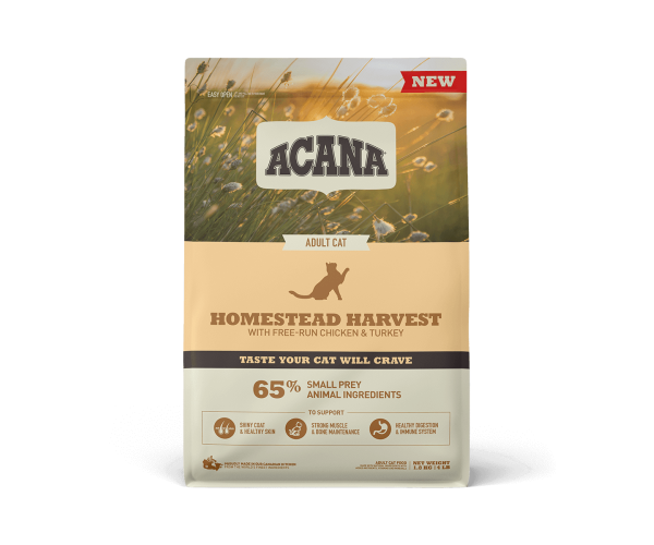 Корм сухий Acana Homestead Harvest з куркою індичкою та качкою для котів 340 г