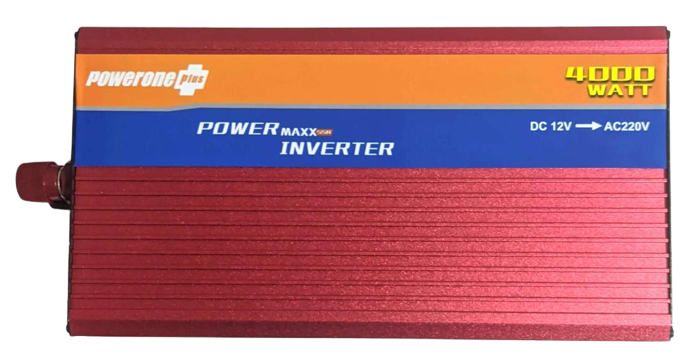 Перетворювач напруги PowerOne+ 12 V 220 V 4000 W