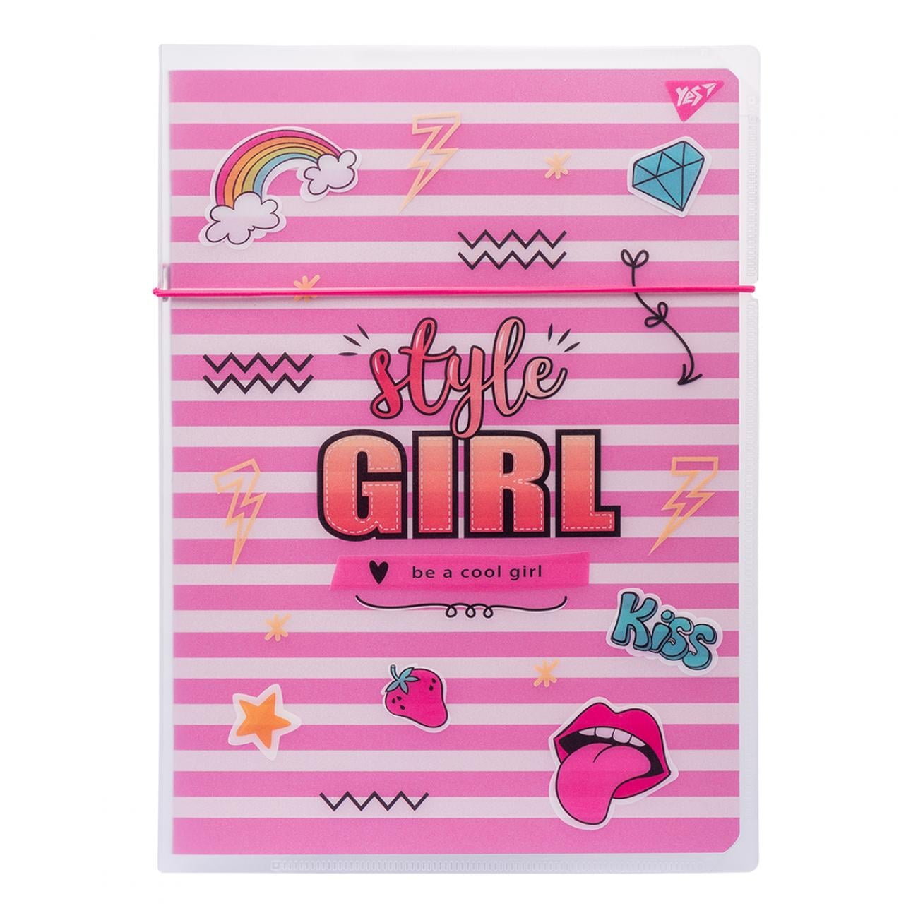 Тетрадь для записей YES Style Girl Pink ячейка А4 48 л. (764429)