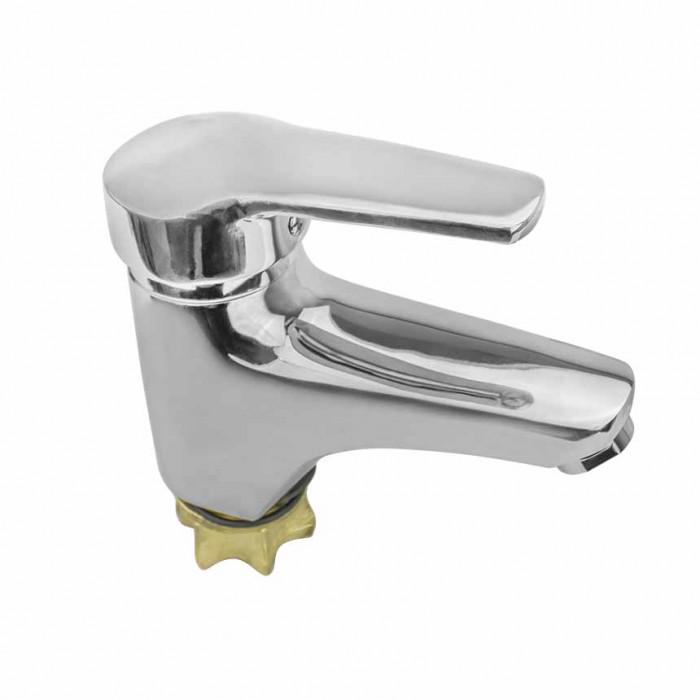 Смеситель для умывальника Wezer BIT1-182 однорычажный Хром (102387)