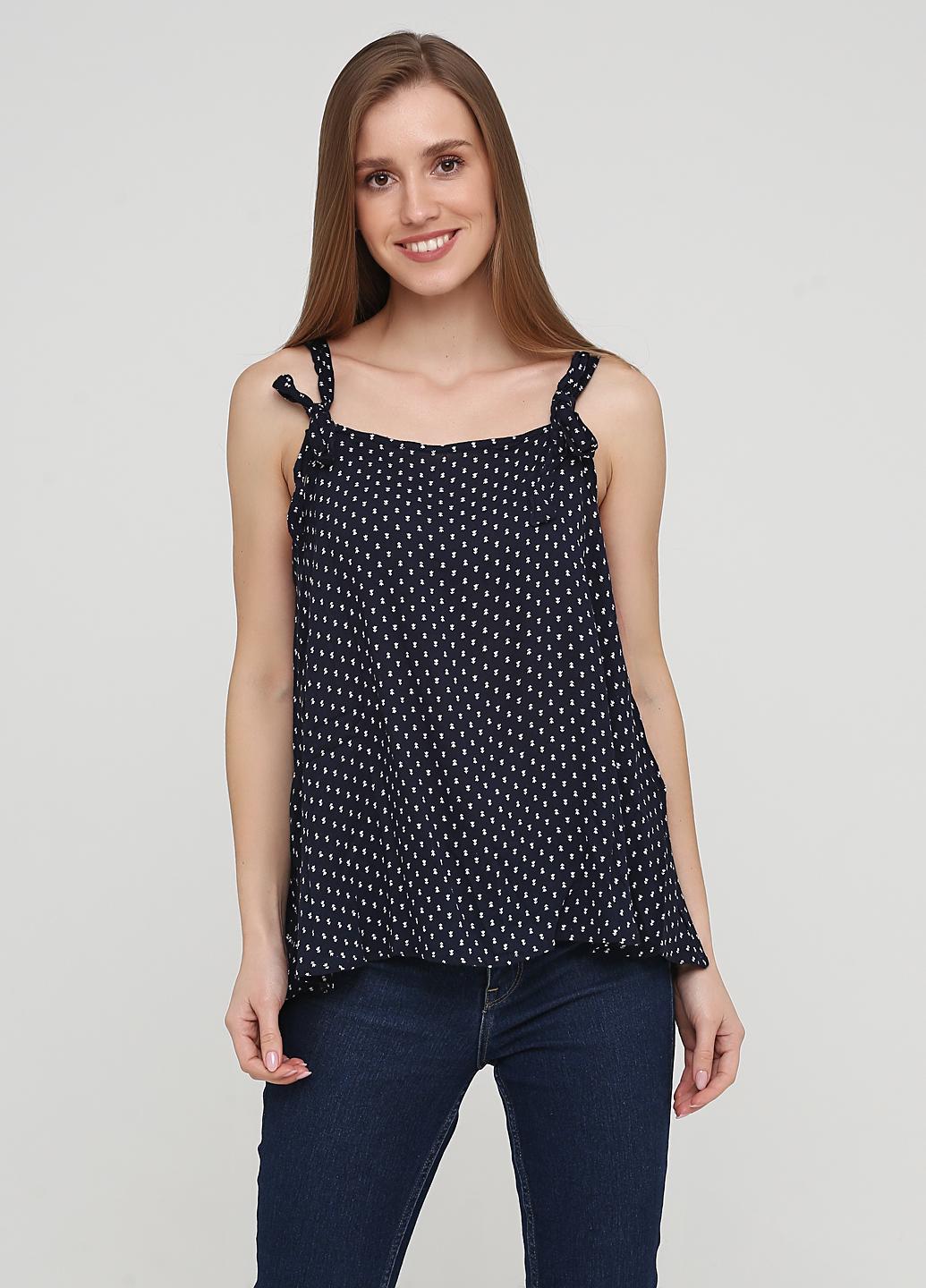 Блузка Mango S Темно-синий (2000000848396)