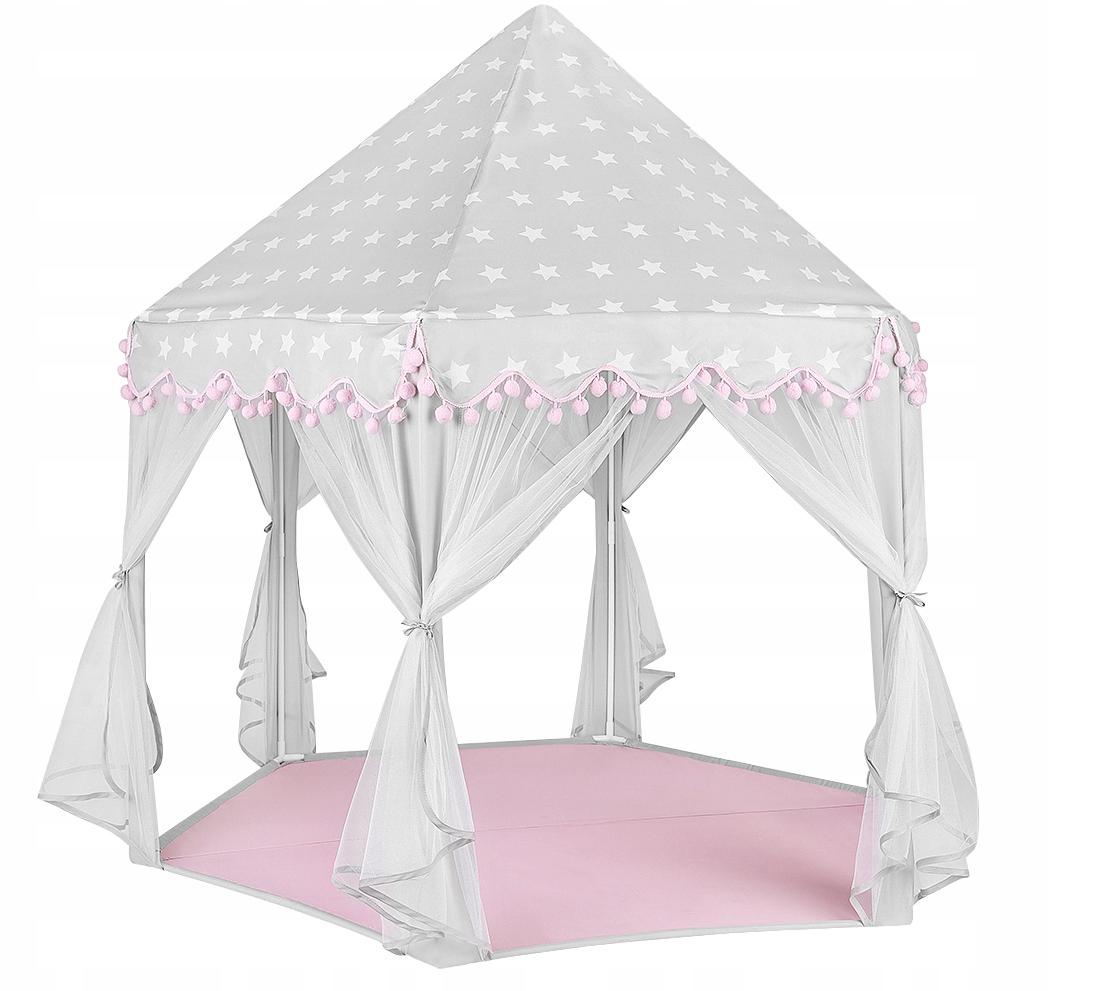 Палатка детская Kruzzel Серый/Розовый (8772) - фото 5 Палатка детская Kruzzel Серый/Розовый (8772) - фото 5