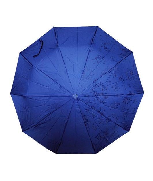 Зонтик Bellissimo женский полуавтомат 10 спиц проявления Синий (SL461C) Зонтик Bellissimo женский полуавтомат 10 спиц проявления Синий (SL461C)