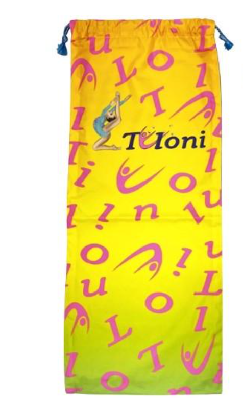 Чехол для булав Tuloni ZOE Light Blue/Yellow/Fuchsia