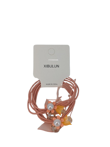 Резинки для волос Stenson WW02503 2 шт. Orange (27676220)