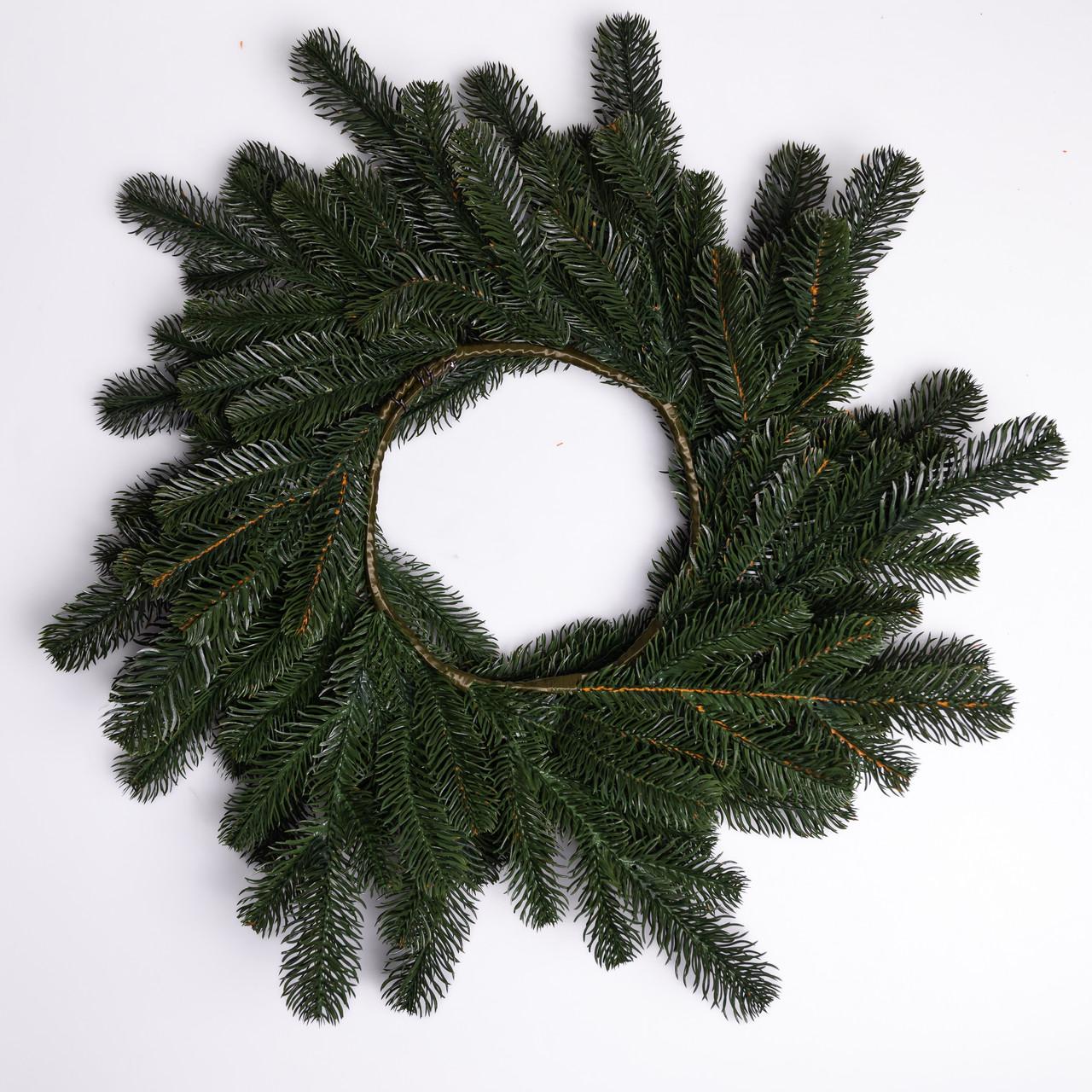 Вінок хвойний штучний Святковий литий Ø 60 см Зелений (TD-VINGR) - фото 4 Вінок хвойний штучний Святковий литий Ø 60 см Зелений (TD-VINGR) - фото 4
