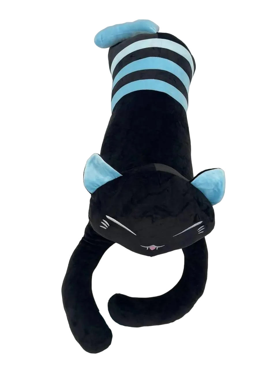 Игрушка-подушка Кошка обнимашка 110 см Голубой (kr000244)